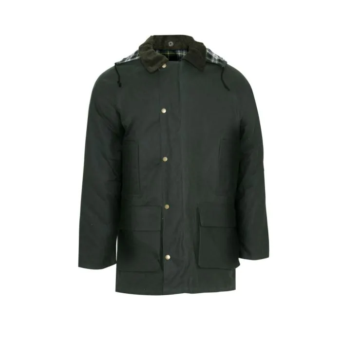 Padded wax jacket outlet