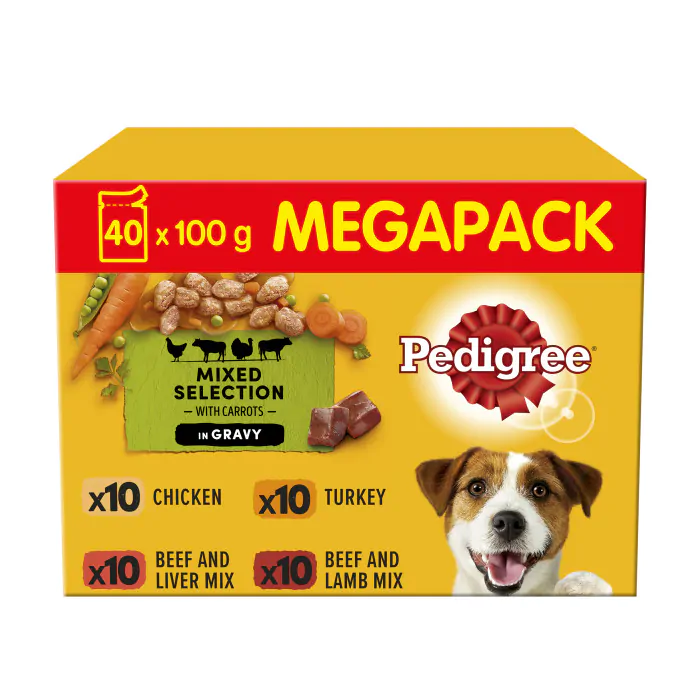 Pedigree Dog Meat in Gravy Pouch Wynnstay