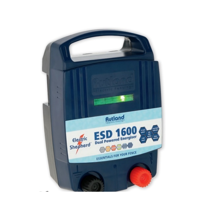 Rutland Essentials ESD 1600 Dual Powered Energiser Wynnstay Country S