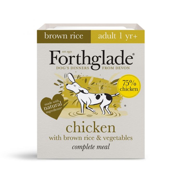 Forthglade Complete Chicken Adult Dog Food Tray 395g Wynnstay Countr