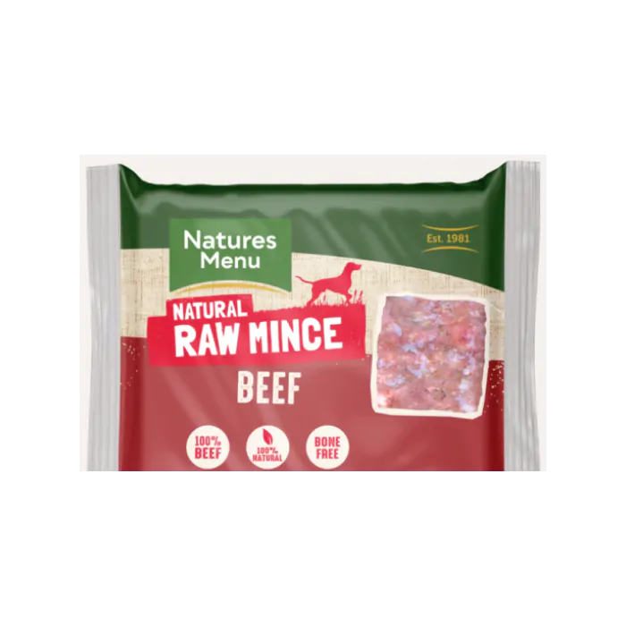 Natures Menu Beef Mince 400g Wynnstay