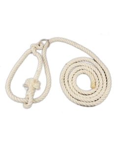 Agrihealth Cattle Cotton Halter - 12mm X 3.6m - White, with Ring