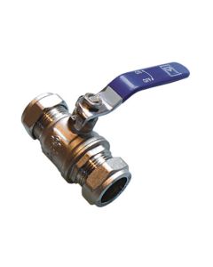 Plasson QLF blue handle lever ball valve