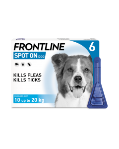 Frontline Spot On Medium Dog 10-20kg Pipette 6pk