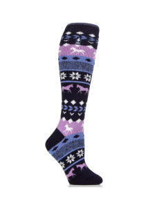 Heat Holders Aintree Fairisle Long Socks (one size)