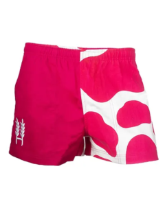 Hexby Harlequin Shorts - Pink Holstein Pattern