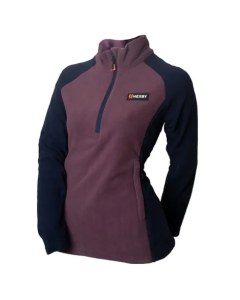 Hexby Ladies Frontier Fleece - Plum/Navy
