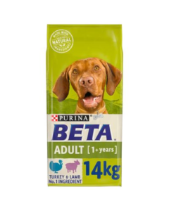 BETA adult dog food in turkey and lamb