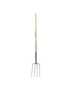 Caldwells 4 Prong Muck Fork Wood Handle 48"