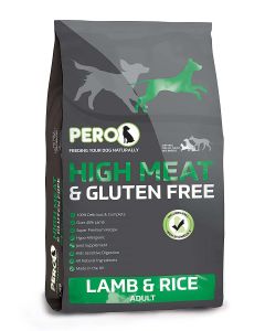 Pero High Meat Lamb and Rice Adult Dog Food 12kg