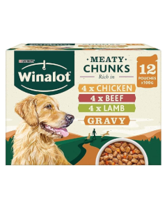 Winalot Meat Mix Pouch - 12 Pack