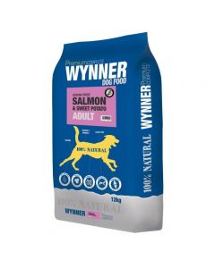 Premium Complete Wynner Dog Food Grain Free Salmon & Sweet Potato Adult 12kg