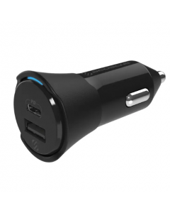 Scosche Car Charger Dual Port USB-C / USB-A