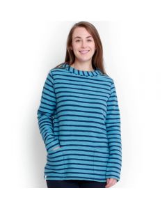 Lazy Jacks Texture Roll Neck Blue