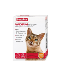 Beaphar Wormclear Cat/Kitten Wormer 2 Pack