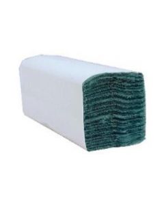 C Fold Green Hand Towels 1 Ply (200pk)