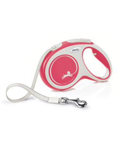 Flexi Extending Dog Lead 5m - Medium - Red