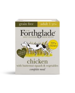 Forthglade Grain Free Chicken Dog Food Tray 395g