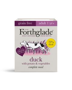 Forthglade Grain Free Duck Dog Food Tray 395g