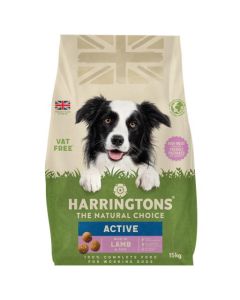 Harringtons Active Complete Dry Dog Food Rich in Lamb & Rice  15kg