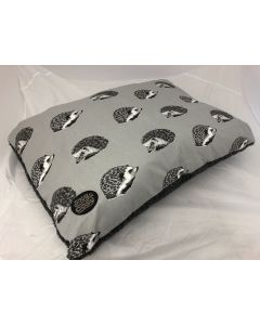 Grey Hedgehog Dog Lounger 90 x 60cm