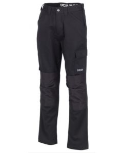 JCB Essential Black Regular Trousers 