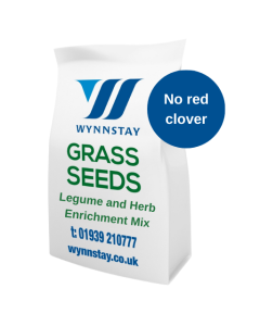 Wynnstay Grass Seeds - Legume and Herb Enrichment Mix  with No Red Clover