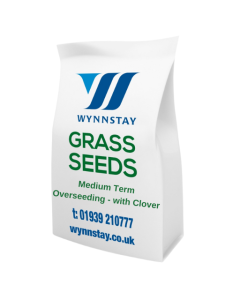Medium Term Overseeding Grass Mix - Plus Clover