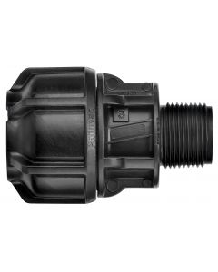 Philmac Male End Connector Pol x MI 20mm x 1/2"