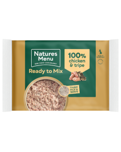 natures menu chicken and tripe mince block