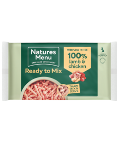 Natures Menu Lamb And Chicken Freeflow Mince For Dogs - 2kg