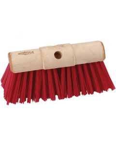 Red PVC Yard Broom 13"