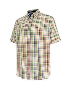 Hoggs Aberdour SS Check Shirt Gold