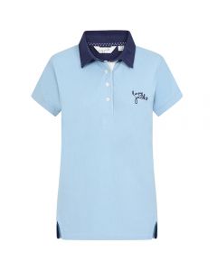 Lazy Jacks Polo Top Sky