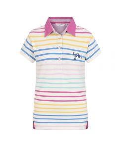 Lazy Jacks Rainbow Polo Top 