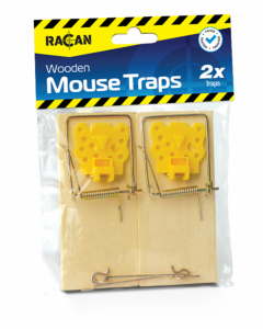 Racan Wooden Mouse Trap - 2 PK